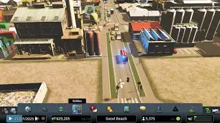 Cities: Skylines Building on fire - Fire Fighters