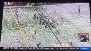 OU vs WVU Dede Westbrook Insane Run After Catch 75 Yard Touchdown!! STIFF ARMS LINEBACKER 11/19/16