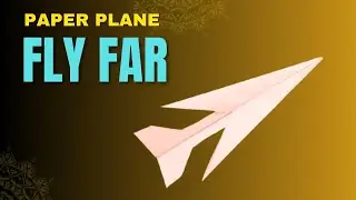 PAPER SUPER JET! An Easy Way to Make a FAR-FLYING Paper Airplane