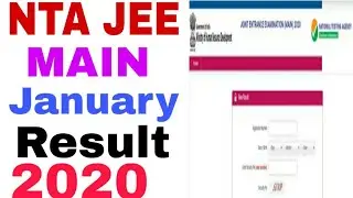 JEE MAIN&nbsp;January Result 2020