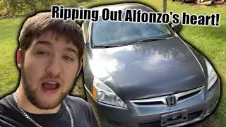 Pulling the Engine out of my 2007 Honda Accord!