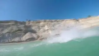 HIDDEN LAKES NJ CLIFF JUMPING ROPESWING AND BIKE JUMP!