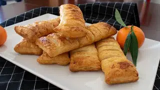 Mini croissant din foietaj cu gem - un desert delicios și foarte simplu de realizat