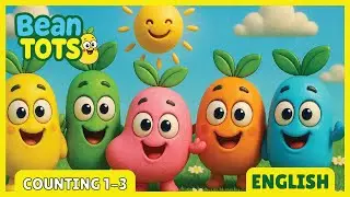 Learn to Count 1&ndash;3 🔢 | Counting with the Bean Tots