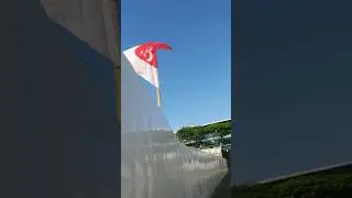 Singapore Flag is Waving for National day