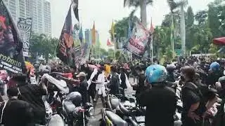 Konvoi PSHT GRESIK tanggal 25 november DI KANTOR  PEMKAP GRESIK