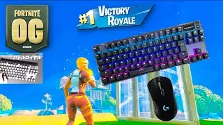 Keyboard hyperx 60 alloy origins  l Fortnite 240 FPS l 240Hz