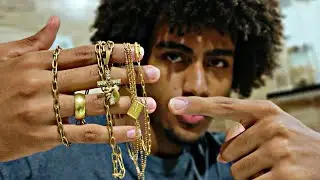 ASMR COMO LIMPAR CORRENTE DE MOEDA ANTIGA ! 🇧🇷