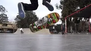 Skateology: Bigger spin kickflip (480fps slow motion)