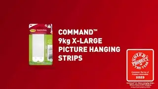 Command&trade; Picture Hanging Strips Hold Strongly up to 9kg