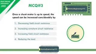 DC Motor MCQs Part 1 - Electrical Engineering MCQs on DC Motor
