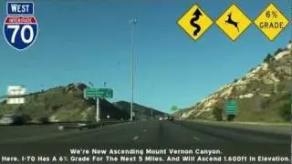 I-70 Colorado, Denver & Mount Vernon Canyon