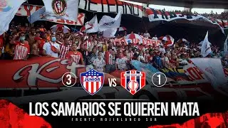 TODOS LOS SAMARIOS SE QUIEREN MATAR | Frente Rojiblanco Sur - Junior 3-1 Uni&oacute;n Magdalena 2022