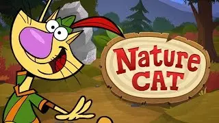 Feed the animals in the forest- Nature Cat's Adventure video game for kids