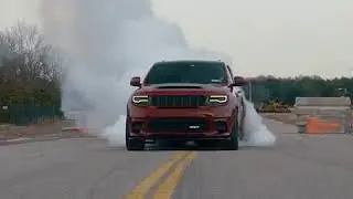 Jeep SRT burnout supercharged not trackhawk grand Cherokee