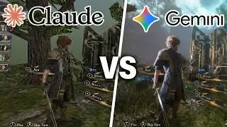 Claude AI vs Gemini Make Clair Obscur Expedition 33 From Scratch (AI Game Dev Challenge)