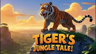 Tiger, Tiger&rsquo;s Jungle Tale: A Roaring Poem for Kids!e 🐅| Nursey Rhyme | song poem