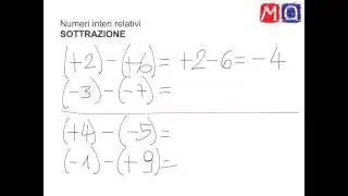 Sottrazione di numeri interi relativi
