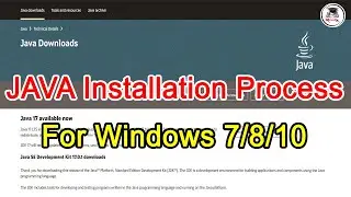 Java Installation Process Stepwise Guidance For Windows 7/8/10 | Java Selenium Automation Testing #1
