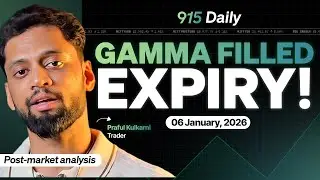 Post-Market Analysis - 6 Jan | Nifty & Sensex Analysis | 915Daily | Praful Kulkarni