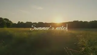 Summer's notes lofi music experiment by Frolin