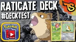 ✪ Pok&eacute;mon TCG - Raticate Deck de Descarte! #DECKTEST