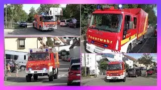 FEUER im CVJM-HAUS DENKENDORF - [Haupt&uuml;bung Feuerwehr Denkendorf + Feuerwehr Esslingen mit DLAK] [&Uuml;]