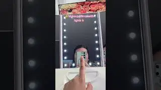 Foldable Mirror with Lights for Flawless Makeup #mirrorwithlights #vanity