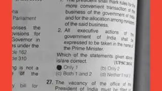 Union Executive (Part V - Article 52 to 78)