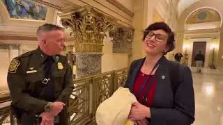 BREAKING Border Commander Bovino made Rep Sandra Feist look like a Moron to her Face