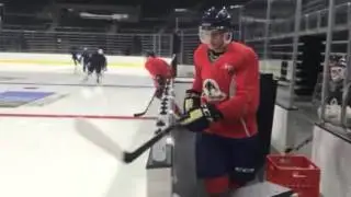 First time on ice at Denny Sanford Premier Center