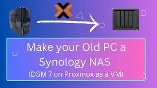 Установите Synology NAS на свой ПК &mdash; под управлением Proxmox в качестве виртуальной машины