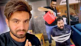 حرق صاحبه في بنزين عشان الشهرة !! 😐 ( قصة واقعية )