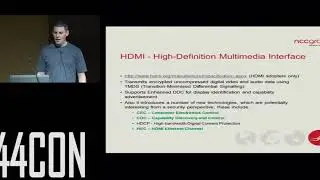 What the HEC? Security implications of HDMI Ethernet Channel ... - Andy Davis