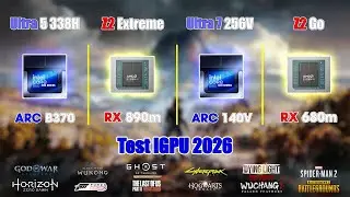 Z2 Extreme i Ultra 5 338H oraz Z2 Go i Ultra 7 258V Test iGPU RX 890m i ARC B370 oraz RX 680m i A...
