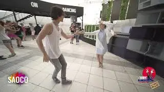 Yuriy Astankov and Olga Leoncheva Salsa Dancing at 3 Front Relax in Embargo Villa, Sunday 04.08.2019