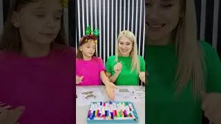 Funny Videos | Christmas Marker Challenges 523💖 #3markerchallenge #shortvideo #threewikifamily 