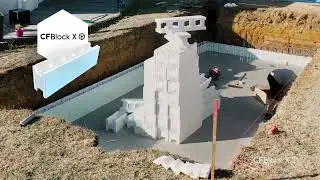 CFBlock X, bygge av thermoblockpool