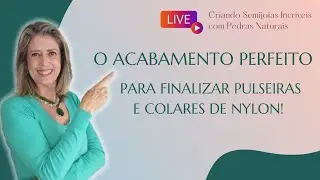 O acabamento perfeito para finalizar pulseiras e colares de nylon