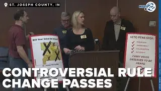 Northern Indiana County Council approves controversial rule change