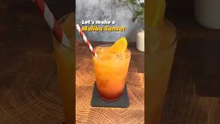Malibu Sunset #cocktail #drinkrecipes
