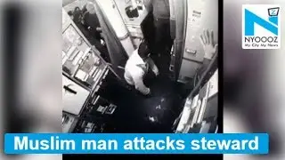 Muslim man attacks steward after offering prayers in an airplane