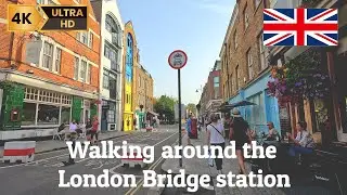 [4k] London Walk 🇬🇧 - Borough Market | London Bridge station | Bermondsey Street