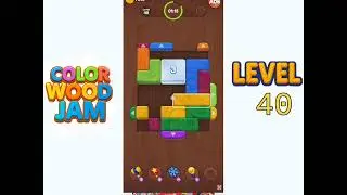 Color Wood Jam Level 40 Walkthrough Solution