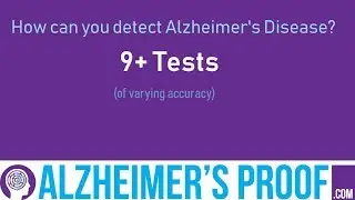 How Is Alzheimer's Disease Detected? Various Tests