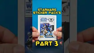 Star Wars Sticker Pack's Part 3 || #shorts