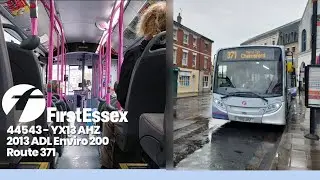 Alison & Odd Allocation - First Essex 44543 Enviro 200 working the 371 (Bus based in CF)