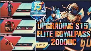 Season 15 Royalpass Upgrading to Elite plus 2,000UC | pubgmobile |