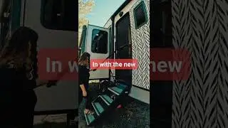 RV handrail change out #rv #shorts #rvhacks #rvlifestyle #rvlife #rvsafety #tinyliving #subscribe