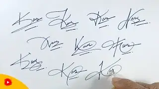 K name Signature | K Signature Style | #signature #signaturestyle